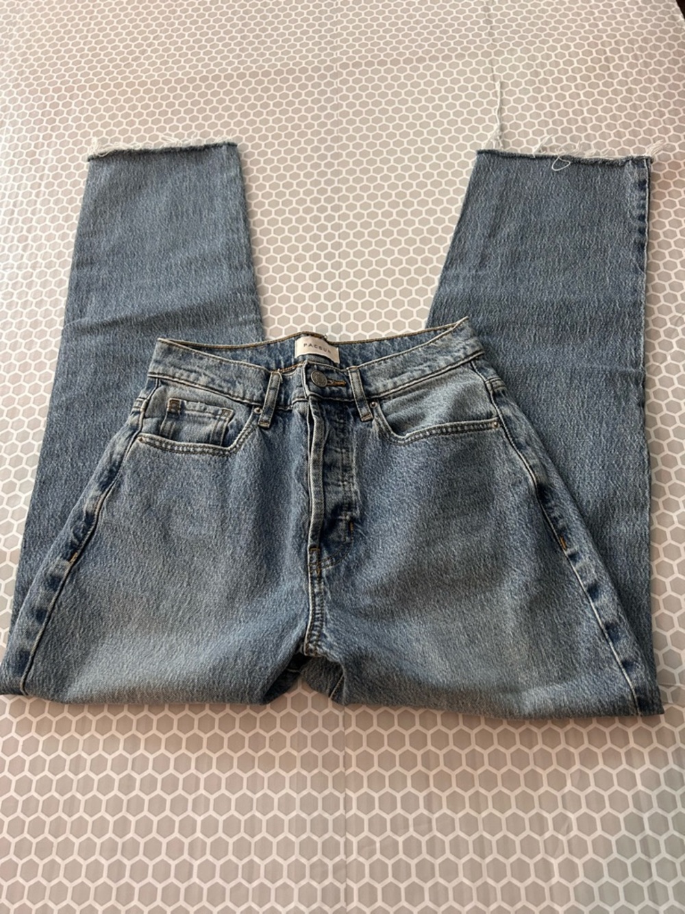 PacSun Light Blue “Dad” High Rise Straight Denim Jeans. Size XXS (24) - Picture 1 of 8